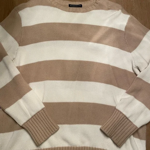 Brandy Melville Briana Striped Cotton Sweater - Picture 3 of 6